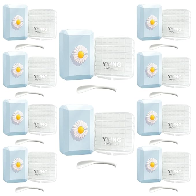 10 Box Clear Braces Wax for Teeth Precut Orthodontic Wax for Braces Aligners, Wax Dots, Hardcover Box Dental Wax with Mirror for Home Travel Office, Unscented, 4Pack/Box