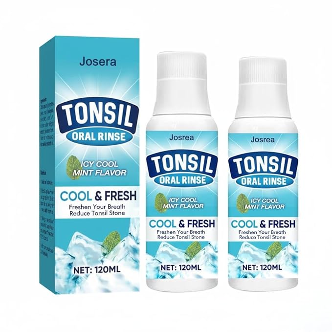 Josera Tonsil Stone Mouthwash, Tonsil Stone Remover Helps Remove Stones, 2 Count