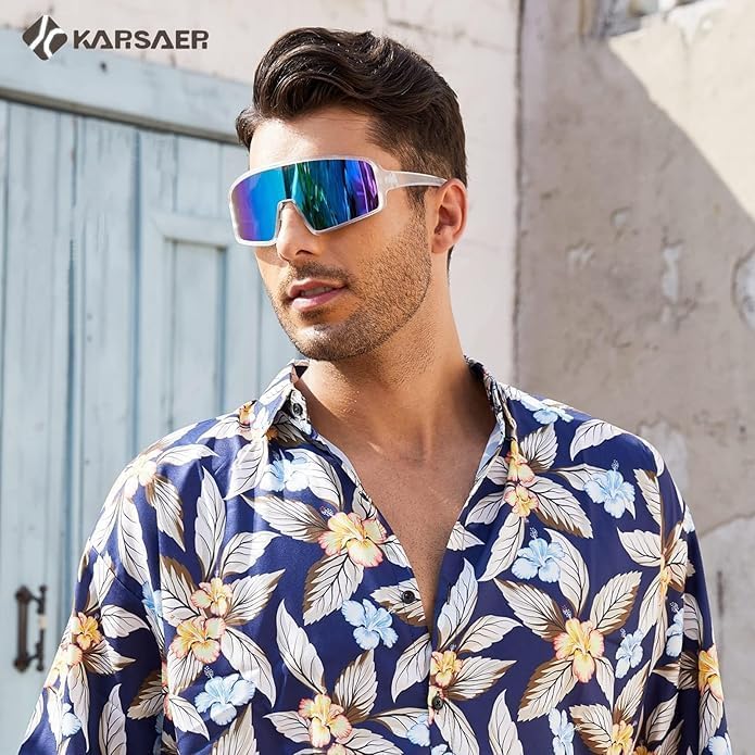 Karsaer Vision Sports Sunglasses Cycling Glasses Baseball Softball Sunglasses Unisex for Adult Youth Kids Boys Girls 8-16-StrideForce Fitness