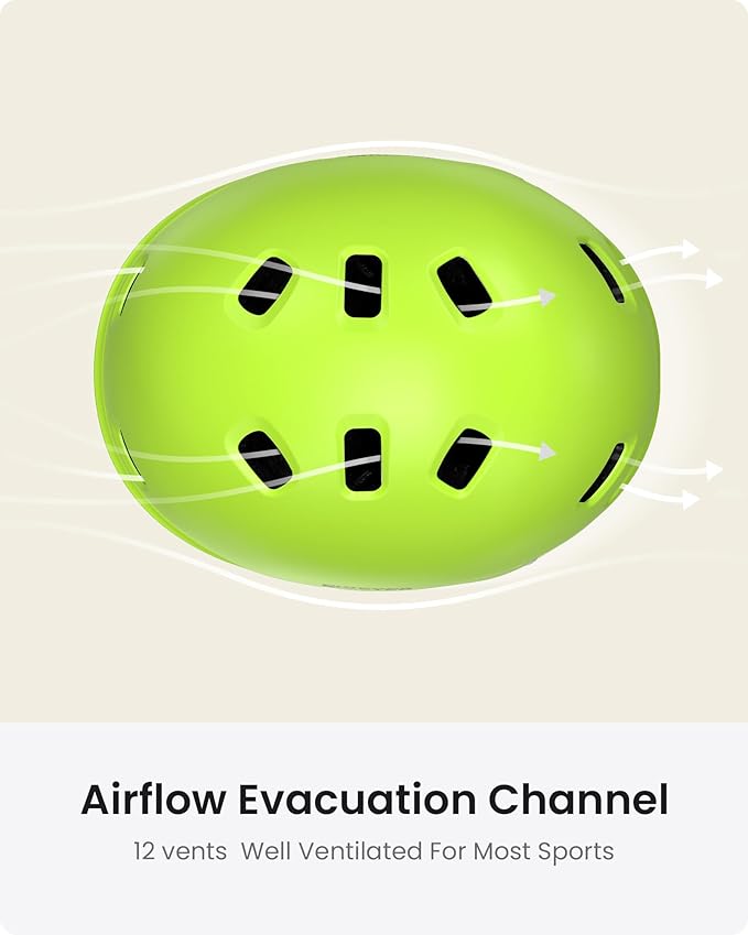 OutdoorMaster Skateboard Cycling Helmet - Two Removable Liners Ventilation Multi-Sport Scooter Roller Skate Inline Skating Rollerblading for Kids, Youth & Adults-StrideForce Fitness