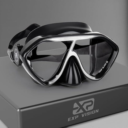 Scuba Diving Mask for Adults - Premium Anti-Fog Snorkeling Mask Comfortable & Leak-Proof Swim Goggles with Nose Cover for Scuba Diving, Snorkeling & Underwater Adventures-StrideForce Fitness