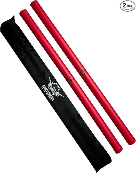 Foam Escrima Sticks with Armory Carry Bag Case - Pair-StrideForce Fitness