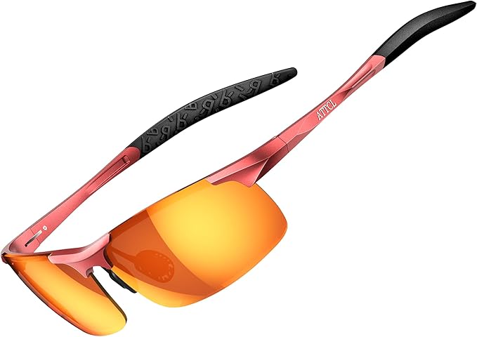 ATTCL Men's Sports Polarized Sunglasses Men for Driving running Fishing Golf - UV Protection Sun glasses Metal Frame-StrideForce Fitness