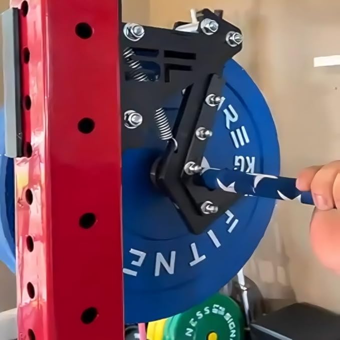 Upgraded Adjustable Jammer Arms, Lever Arms, Monolift Attachments Rated 600 LB Per Arm, Fits Racks at All Post Sizes and Hole Sizes, Pair-StrideForce Fitness