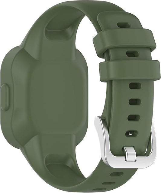REYDA Silicone Band Compatible for Garmin Vivofit jr.3, Soft Flexible Breathable Silicone Watch Band Sport Wristband Metal Buckle Bracelet Replacement Band for Garmin Vivofit jr.3 Fitness Tracker