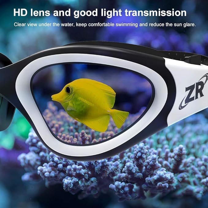 ZIONOR G1 Polarized Swimming Goggles for Unisex Adult Women Anti Fog 100% Anti UV Diving Goggles-StrideForce Fitness