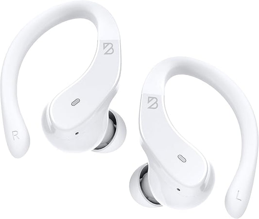 Back Bay Audio - Runner's Wireless Earbuds Bluetooth Headphones for Sports, Hook Over The Ear Buds, Deep Bass, Wrap Around Earphones with Earhooks for Running, Workout Wireless Headphones for The Gym-StrideForce Fitness