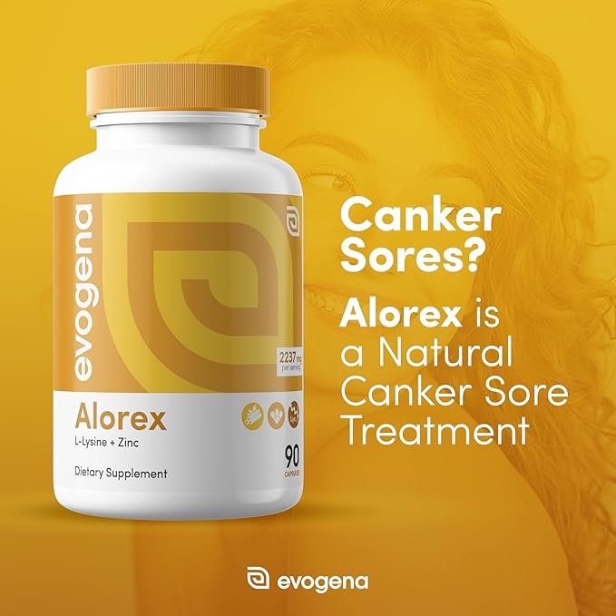 Canker Sores? Alorex Helps Canker Sore Treatment for Fast & Effective Canker Sore Relief | Alorex is a Powerful Mouth Ulcer Remedy | Canker Vitamins for Mouth Sores, Canker Sores & More!