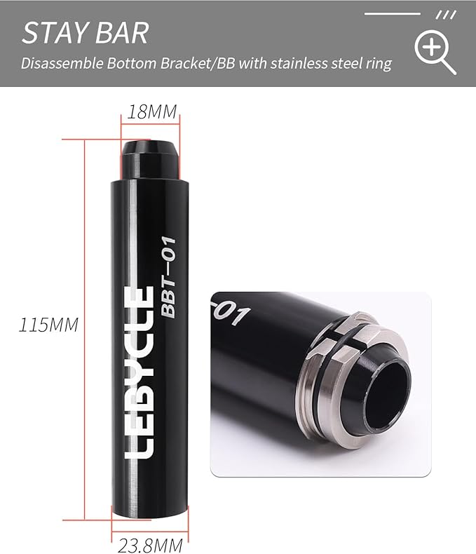 Bicycle Bearing Press Removal Tool，Bicycle Bearing Puller Install Tool, Bike Bottom Bracket Removal Tool Kit, Bicycle Bearing Press Kit BB73 BB86 BB30 BB91 BB92 PF30, MTB Road Bicycle Repair Tools-StrideForce Fitness