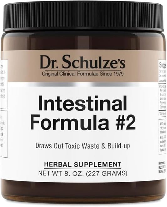 Dr. Schulze's Intestinal Formula #2 | Herbal Colon Cleanse Formula | Remove Excess Waste | 8 Oz. Jar-StrideForce Fitness