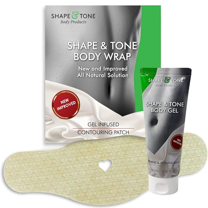 Firming and Shaping Contouring Moisturizing Body Wrap. New improved all natural anti cellulite solution (10 WRAPS+GEL)-StrideForce Fitness