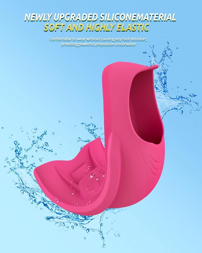 W WSTOO Streamlined Swimming Fins,Training Short Flippers,Silicone Swimming Flippers for Kids Adults Men and Women for Swimming Snorkeling and Diving-StrideForce Fitness