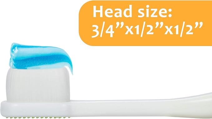 Soft Toothbrush for Sensitive Gums, Ultra Fine Tooth Brush for Adults, Pregnant and Elderly, Color Green and Bridge,Pack of 2