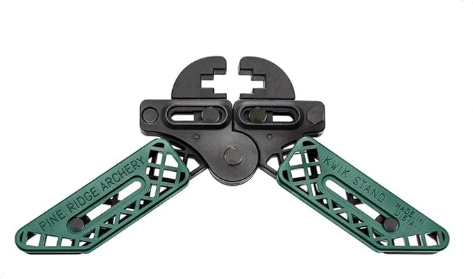 Pine Ridge Archery Kwik Stand Bow Support, Fit on Most Bow Limbs, Perfect for Ground or Box Blind Hunting-StrideForce Fitness