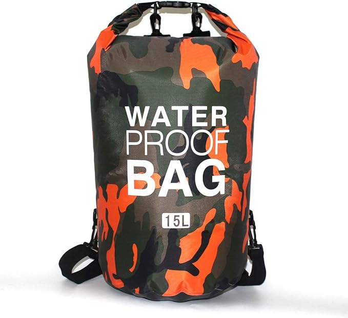 Waterproof Dry Bag 2L/5L/10L/15L/20L/30L, Roll Top Sack Keeps Gear Dry for Kayaking, Rafting, Boating, Swimming, Camping, Hiking, Beach, Fishing with Free Waterproof Phone Case-StrideForce Fitness