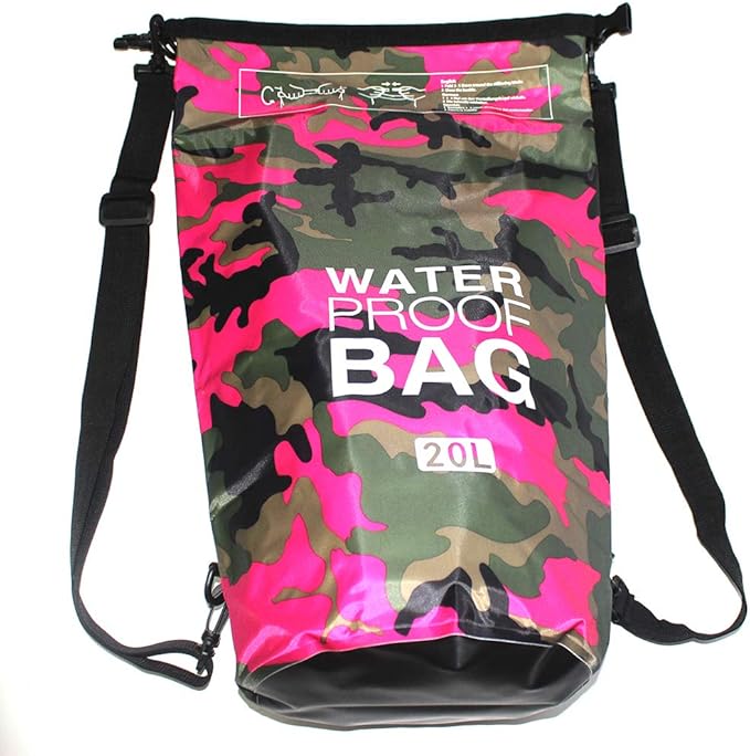 Waterproof Dry Bag 2L/5L/10L/15L/20L/30L, Roll Top Sack Keeps Gear Dry for Kayaking, Rafting, Boating, Swimming, Camping, Hiking, Beach, Fishing with Free Waterproof Phone Case-StrideForce Fitness
