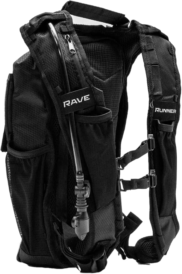 RAVERUNNER® Anti-Theft Hydration Backpack | Festival Approved Rave Backpack for Concert Goers, Leak-Free Festival Water Backpack for EDC, Rave Hydration Pack-StrideForce Fitness