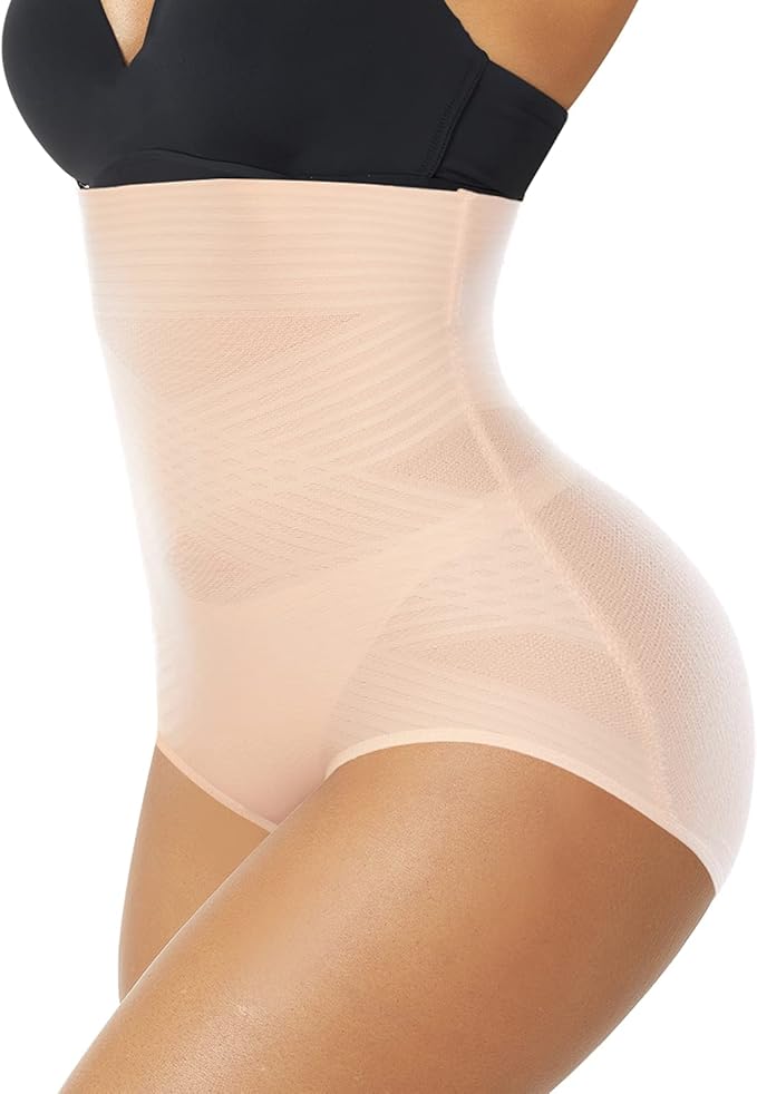 Tummy Control Shapewear Panties for Women High Waisted Body Shaper Slimming Shapewear Underwear Girdle Panty-StrideForce Fitness