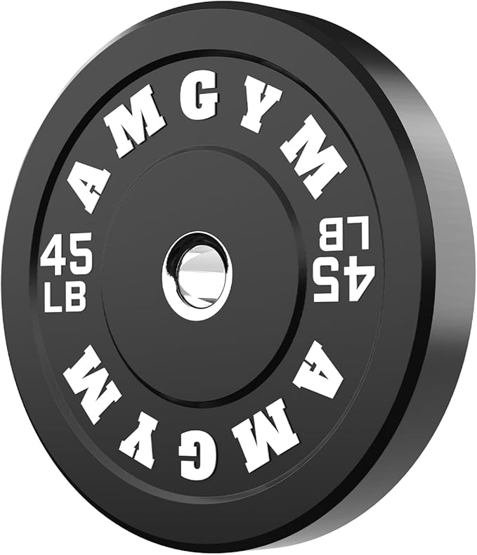 2 Inch Bumper Plates，10-500lbs，Barbell Rubber Olympic Weight Plates Set for Home Gym, Strength Training & Weight Lifting, Multiple Options Colors-StrideForce Fitness