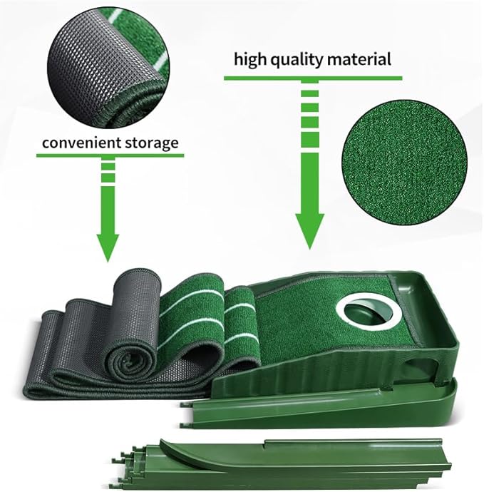 Golf Putting Mat for Various Skill Levels-StrideForce Fitness
