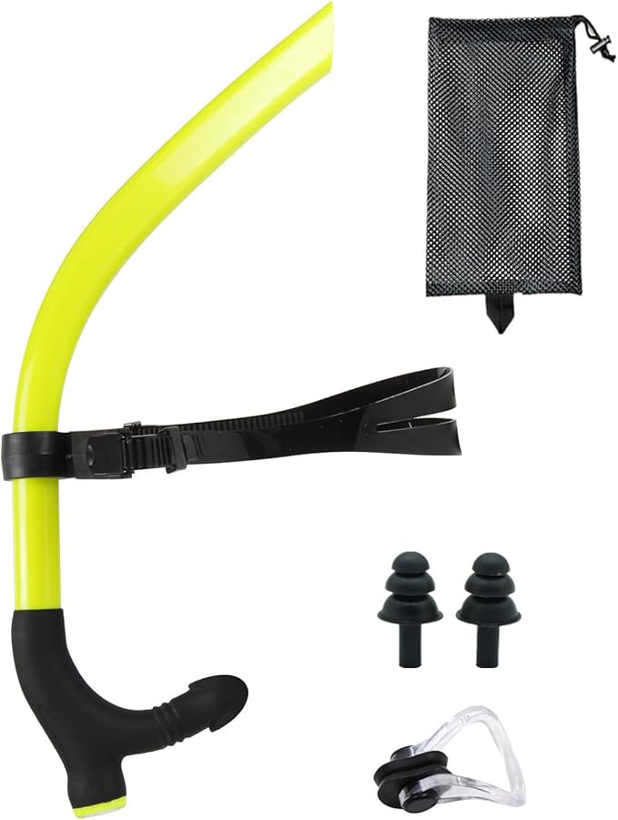 Snorkel Swim Training Practice Freestyle Learn to Swim for Pool Swimming and Open Water Snorkeling-StrideForce Fitness