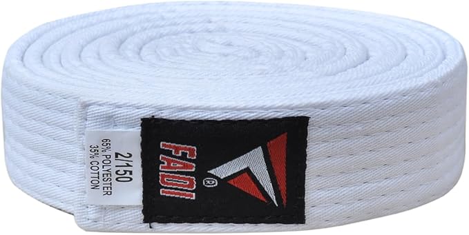 Martial Arts Belt for Karate, Judo, Aikido and Taekwondo - Durable Cotton-Polyester Blend for Adults and Kids-StrideForce Fitness