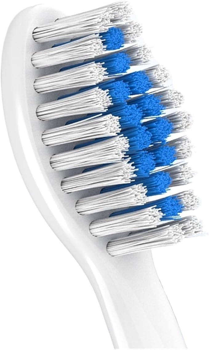 8/12/20 Pcs Soft Brush Heads ，Compatible with Philips Electric Toothbrush, Replacement Toothbrushes Head Refill for 1100 2100(White-20 Pcs)
