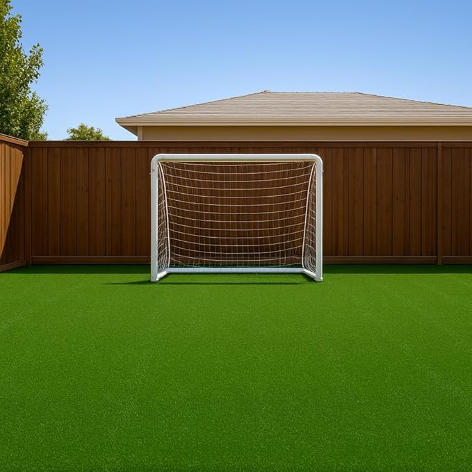 Ottomanson Artificial Turf Golf Hitting Mat 6'6" x 30' Indoor/Outdoor Waterproof Synthetic Fake Grass for Putting Practice Baseball Football Sports Gym Backyard, Custom Size 2' up to 30'-StrideForce Fitness