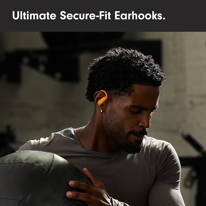 Beats Powerbeats Pro 2 Wireless Bluetooth Earbuds - Noise Cancelling, Heart Rate Monitor, IPX4, Up to 45H Battery & Charging Case, Works with Apple & Android - Electric Orange-StrideForce Fitness