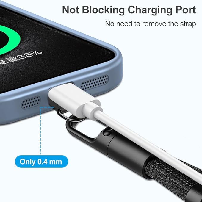 Phone Wrist Strap Lanyard, Adjustable Wristlet Strap Lanyard with Slim Patch for iPhone and Most Cell Phone – Pink-StrideForce Fitness