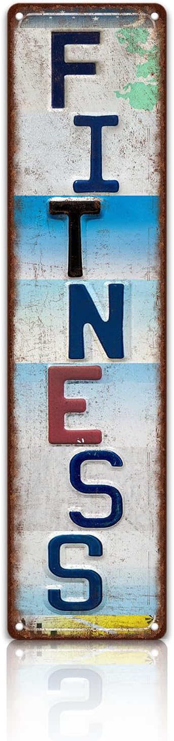 Vintage Sport Street Sign Fitness Wall Decor Metal Tin Signs Poster-StrideForce Fitness