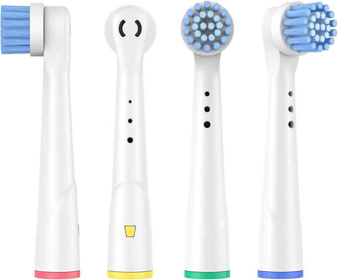Safcare Sensitive Gum Care Replacement Brush Heads, Pack of 48 Professional Electric Toothbrush Heads Compatible with Oral b Braun Electric Toothbrush (48 Pack)