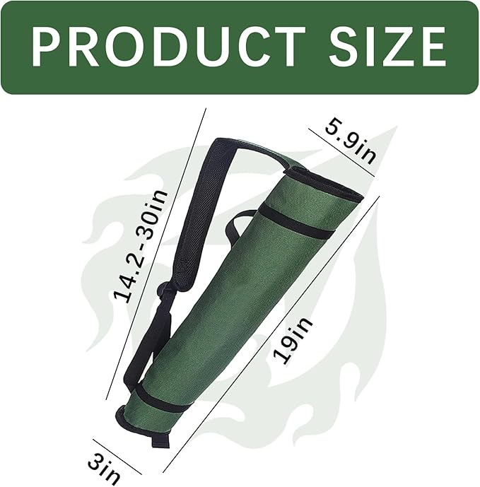 Archery Quiver Back and Hip Quivers Adjustable Arrow Backpack Bag Holder Side Hip Arrows Bag for Compound Recurve Bow Practice Target Hunting-StrideForce Fitness