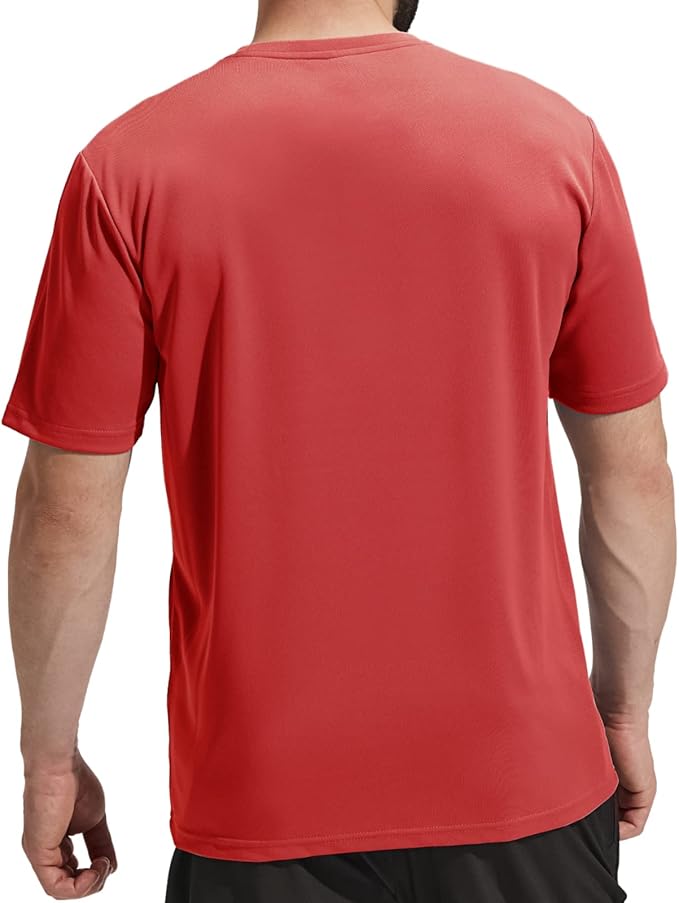 MIER Men's Quick Dry Workout Shirts Moisture Wicking Running Athletic Performance T-Shirts Recycled Polyester Top Tee-StrideForce Fitness