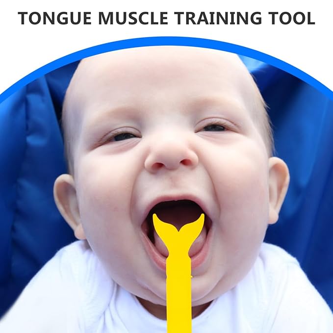 1pair Cute Pediatric Tongue Sticks Plastic Tongue Muscle Exerciser for Adults Fun Oral Health Tool for Speech Therapy Safe Sturdy Design