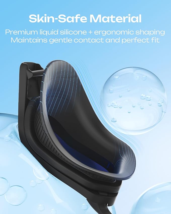 Swim Goggles, Unisex Adult Swimming Goggles for Men Women Youth - Anti Fog, Anti UV, No Leakage, HD Wider View-StrideForce Fitness