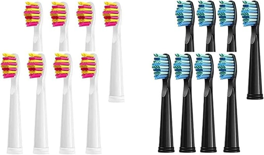 Replaceable Brush Heads Bristle Refill ，Compatibility for Seago/Fairywill Electric Toothbrush FW/SG 507/508/515/551/917/959(Type 7)
