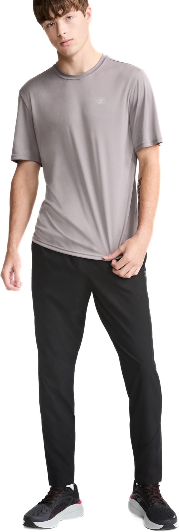Champion Men's T-shirt, Sport Tee, Moisture Wicking, Anti Odor, Athletic T-shirt for Men (Reg. Or Big & Tall)-StrideForce Fitness