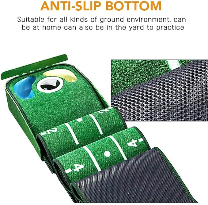 Golf Putting Mat for Various Skill Levels-StrideForce Fitness