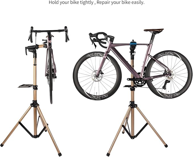 red Bike Repair Stand -three legs-StrideForce Fitness