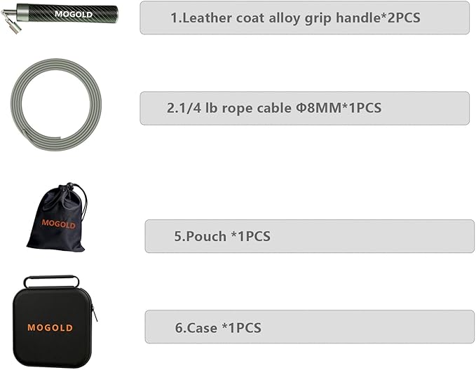 1lb Weighted Jump Ropes for Women & Men with 1/2 Pound Jump Rope Cable & Thicker Leather Jump Rope Weighted Handles, Best for Fitness, High-Intensity Strength Workouts-StrideForce Fitness