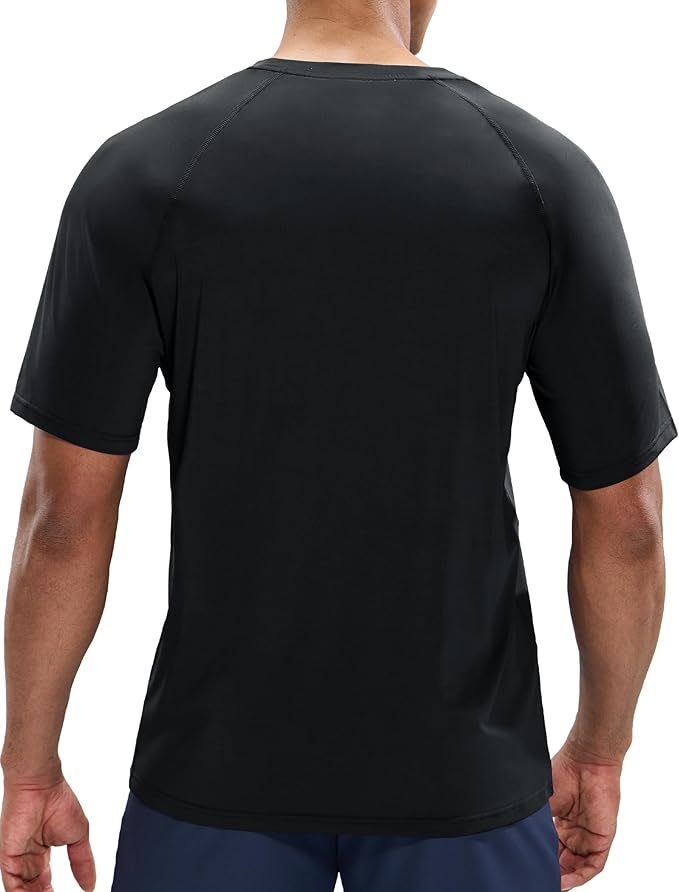 MIER Men's Dry Fit Workout T-Shirts Athletic Running Tee Short Sleeve Crew Neck Gym Tops, Polyester, Moisture Wicking-StrideForce Fitness