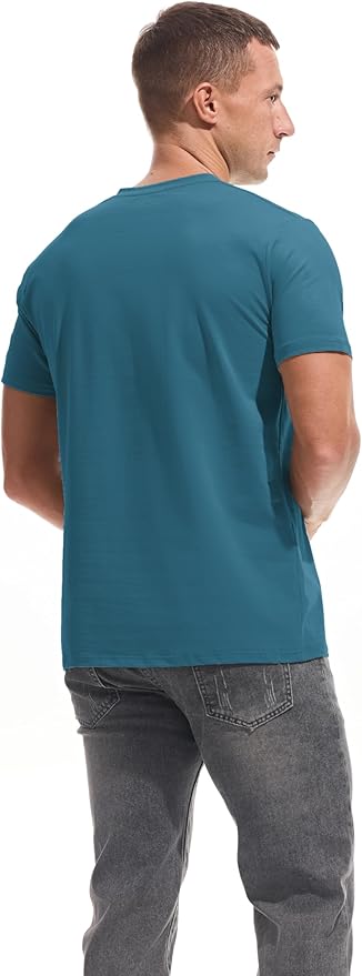 VEIISAR Premium V Neck T Shirts for Men - Modern Fitted Tees Vneck Undershirts-StrideForce Fitness