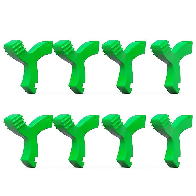 Chewies for Invisalign Aligner, DLENP 8 PCS Y-Shaped Chewies for Aligner Trays Seater Orthodontic Munchies for Invisalign(8 Pcs Green/Mint Flavor)