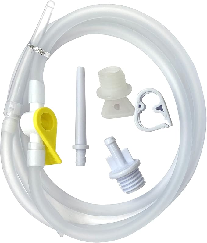 Abyclean Enema Bag Kit Rubber Anal Douche Vaginal Douche Enema Cleaner for Women’s or Man’s Health with Nozzles (Red, 2L)-StrideForce Fitness