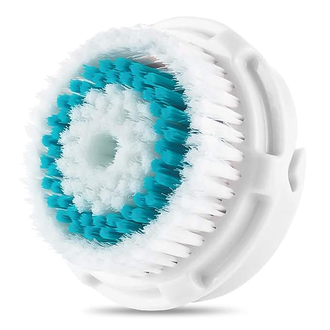 Deep Pore Replacement Brush Heads – Compatible with Clarisonic Mia 1, Mia 2, Mia Fit, Alpha Fit, Smart Profile Uplift – 4 Pack