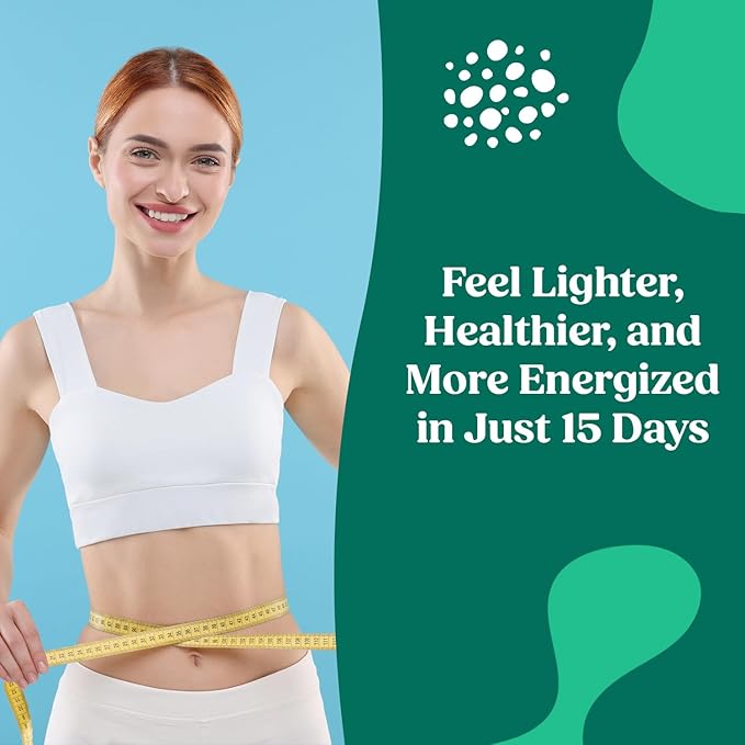 ColonBroom 15 Day Colon Cleanse & Detox Cleanse for Weight Loss with Probiotics & Magnesium to Support Digestion, Reduce Bloating & Boost Metabolism - Gentle & Effective Gut Detox for Women-StrideForce Fitness