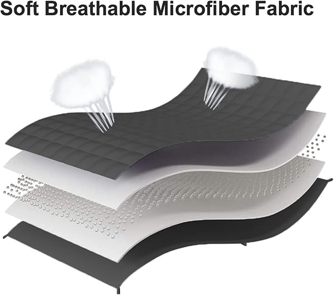 Weighted Blanket 25lbs 88"x104" Cooling Breathable Heavy Blanket Microfiber Material with Glass Beads for Adult All-Season Summer Fall Winter Soft Thick Comfort-StrideForce Fitness