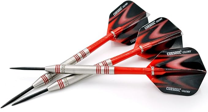 CUESOUL Professional Tungsten Steel Tip Dart Set 85% Tungsten 22g/24g/26g-Glory Series-StrideForce Fitness