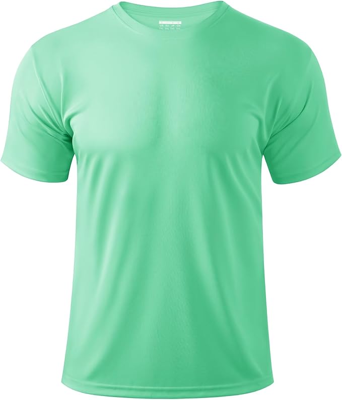 Boladeci Men's Swim Shirt Short Sleeve UPF 50+ Sun Protection SPF UV Moisture Wicking Lightweight Quick Dry Rash Guard-StrideForce Fitness